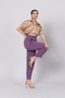 Women's Summer Lilac High Waist Front Pleated and Laced Elastic Waist Trousers Casual Daily Office Stylish 30244 - 2