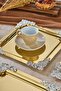6-Piece Metal Decorative Special Design Presentation, Promise Tray Set, Catering Presentation Serving Tray Set - 6