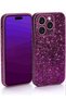 Purple Color Stone 15 Pro Max Phone Case