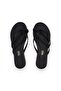 Tk-5001 Double Band Flip Flops Black Women's Slippers - 3
