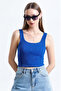 Women's Camisole Fabric Wide Strap Crop Blouse