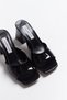 Dublin Black Patent Leather Women's Slippers - 4