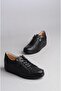 Select n311 genuine leather heel women's shoe black - 3