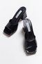 Dublin Black Patent Leather Women's Slippers