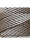 Premium 250 Gr 3mm Polyester Macrame Thread Light Gray 120 m Plate Thread and Bag Thread - 3