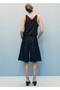 High Waist Straight Cut Rinse Wash Jort - 4
