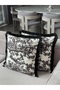Double Sided Villagers Decorative Fringed Throw Pillow Case 1Pcs 43X43(Sk-K11) - 5