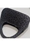 Black Stone Evening Dress Bag Satin Evening Bag - 3