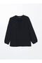 Lcwaikiki Classic Black Lace-Up Collar Textured Women's Blouse - 5