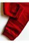 بدلة بيبي بوي بليزر منقوشة مكونة من 3 قطع باللون الأحمر - 3