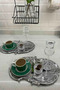 2 Li Stainless Steel Artnova Serving, Tea, Coffee, Catering and Dowry Presentation Tray - 4