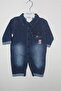 241123 Baby Boy Medford Denim Jumpsuit with Pockets - 2