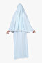 Prayer Dress Cotton Blend Sleeveless Two-Piece Turquoise - 3