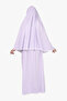 Namaz Elbisesi Cotton Blend Sleeveless Two-Piece Purple - 3