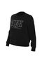 W nsw club flc std gx crew - black
