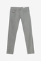 Men's Khaki Cotton Slim Fit Slim Fit 5 Pocket Flexible Casual Pants - 6