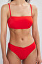 Kırmızı Straplez Regular Normal Bel Bikini Takımı TBESS25BT00184 - 3