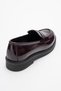 Pline Claret Red Patent Leather Genuine Leather Women's Loafer Shoes - 4