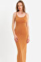 Women's Mustard Adjustable Strap Maxi Dress Men2004 - 2