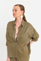 Women's Khaki Tensel Shirt Sun202 - 3