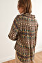 Women's Stone Kilim Washed Soft-Textured Patterned Viscose Shirt GML-19001305 - 7