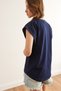 Women's Navy Blue Underarm Piece Bat T-Shirt Tsh- 19000330 - 2