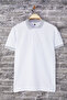 Beyaz Regular/Normal Kesim Polo Yaka T-shirt TMNSS25PO00033 - 6