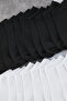 Siyah-Beyaz Unisex 20'li Pamuklu Kısa Boy/Görünmez/Patik Çorap TMNSS25CO00018 - 3