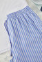 Ecru - Blue Regular Fit Top Knitted Bottom Woven Pajama Set Tmnss25Pt00057 - 4
