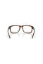 نظارات رجالية مربعة من SQUARE Optical - OX 8156 - مقاس العدسة: 56 مم - لون بني مطفي بنقشة السلحفاة - 3