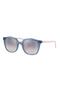 JUNIOR Unisex IRREGULAR Sun- VJ 2016 - lense size:45mm - TRANSPARENT BLUE - 2