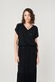 Black Color Oversize Square Pocket Women's Blouse - 5