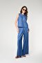 Denim Look 100% Cotton Women's Trousers