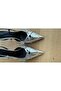 Zenna Silver Pointed Toe Heeled Shoes - 4