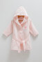 100% Organizational Cotton Muslin Fabric Baby Bathrobe for Ages 1-2