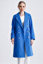 Women's Button Detailed Lined Long Oversize Blazer Jacket