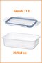 1 Lt. Plastic Storage Container with Lid