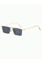 Retro Gold Slim Unisex Glasses - 8