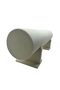 Large Size Suede Fabric Cream Color 50 cm Footed Crown Stand - 4