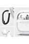 Spigen Ultra Hybrid for Samsung Galaxy Buds3/Galaxy Buds 3 Pro case with carabiner - Jet White - 3