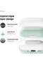 Liquid Hybrid Hang compatible with AirPods 4 case cover (2024) with Carabiner - Mint - 2