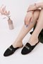 Hst-40 Buckle Straw Women's Slippers Knitted Outdoor and Home Slippers