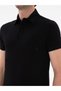 Black Slim Fit Polo Neck Pocket T-Shirt 50300715-Vr046 - 7