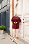 Women's Mercerized Bow and Stone Premium Quality Hijab Tunic - 7