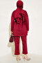 Women's Pearl-Embellished Scuba Two-Piece Set - 3