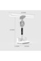 Desk Lamp with Fan 7W Clock Calendar Graduated Desk Lamp with Pen Holder and Phone Holder - 2