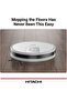 Hitachi Robot Vacuum Cleaner RVX15N White 0.3L - 4