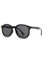 Bone Pentagonal Unisex Black Geometric Ultra Light Sunglasses - 3