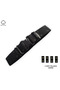 Black Perforated Knitted Cobra Buckle Palaska Jöak - 2