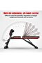 Adjustable Weight Bench, Home Gym Bench Press with Multi-Function Training Bench with Dumbbell - 5